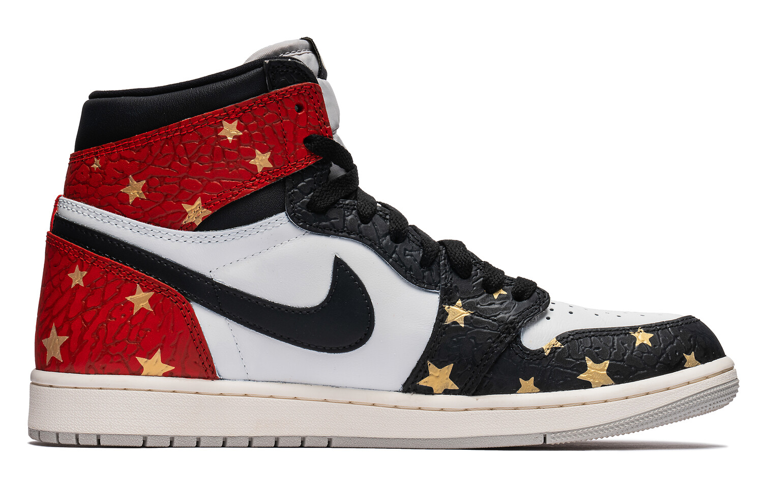 

Баскетбольные кроссовки Air 1 Vintage Men High-top White-red Jordan