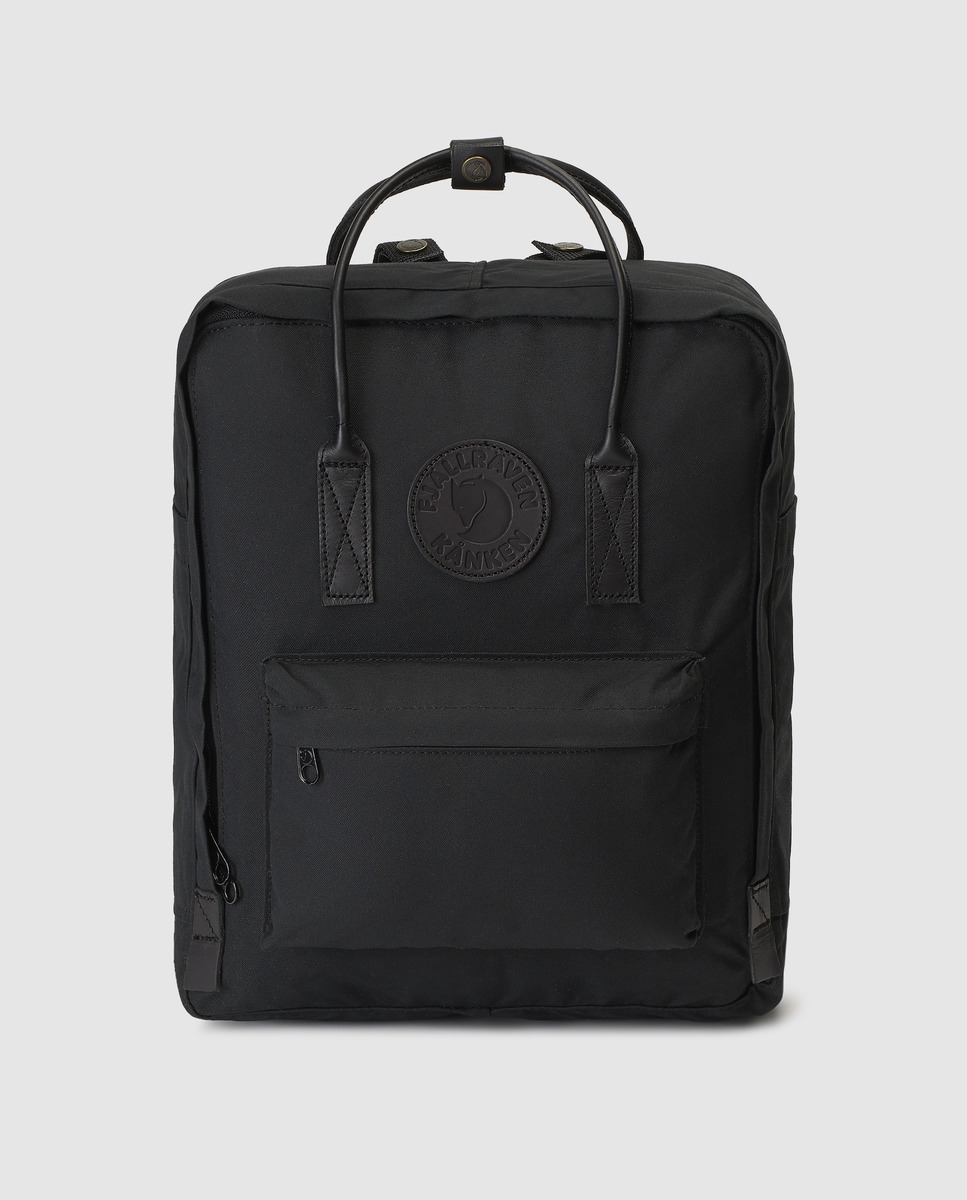 Черный водонепроницаемый виниловый рюкзак Kanken No.2 с внешним карманом Fjällräven, черный