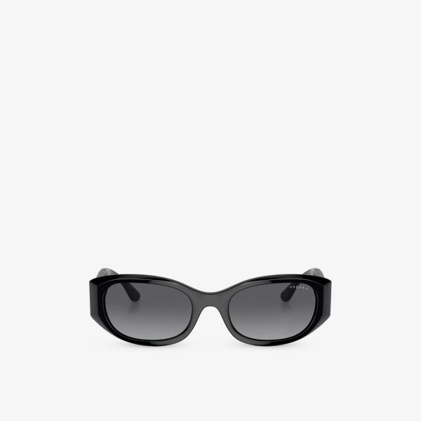 Солнцезащитные очки vo5525s в нейлоновой оправе-подушке Vogue, черный