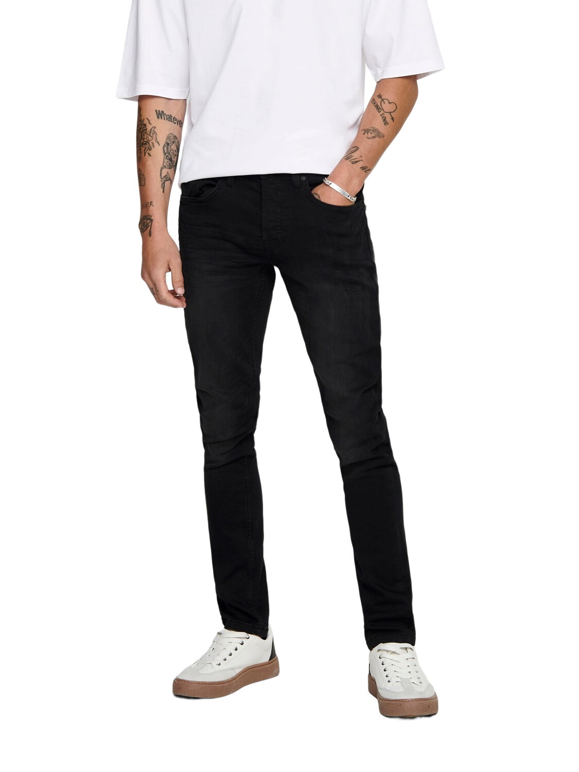 

Джинсы ONLY ONSLOOM JOG 7451 skinny, черный