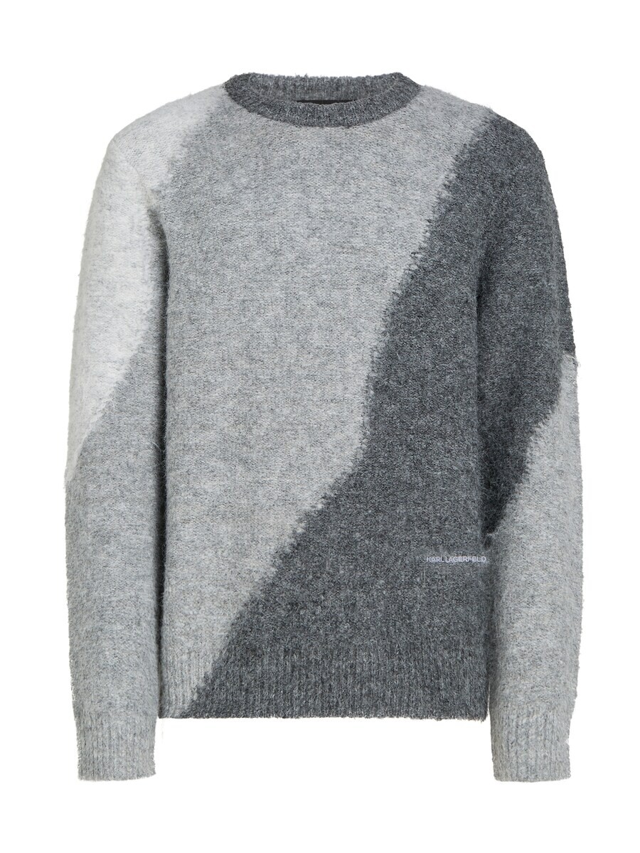 

Свитер Karl Lagerfeld Sweater Intarsia, серый