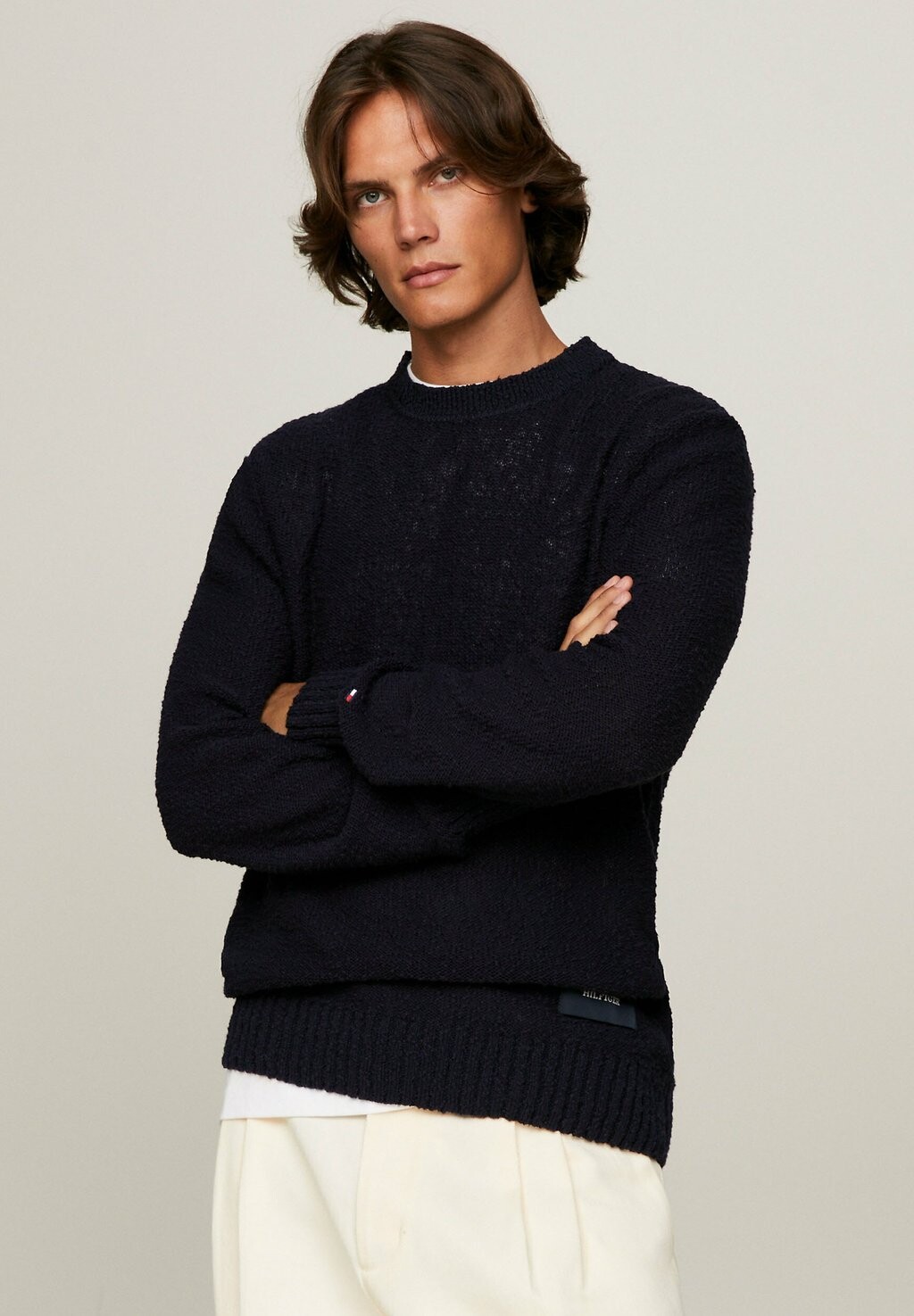 

Свитер Slub Tommy Hilfiger, цвет desert sky