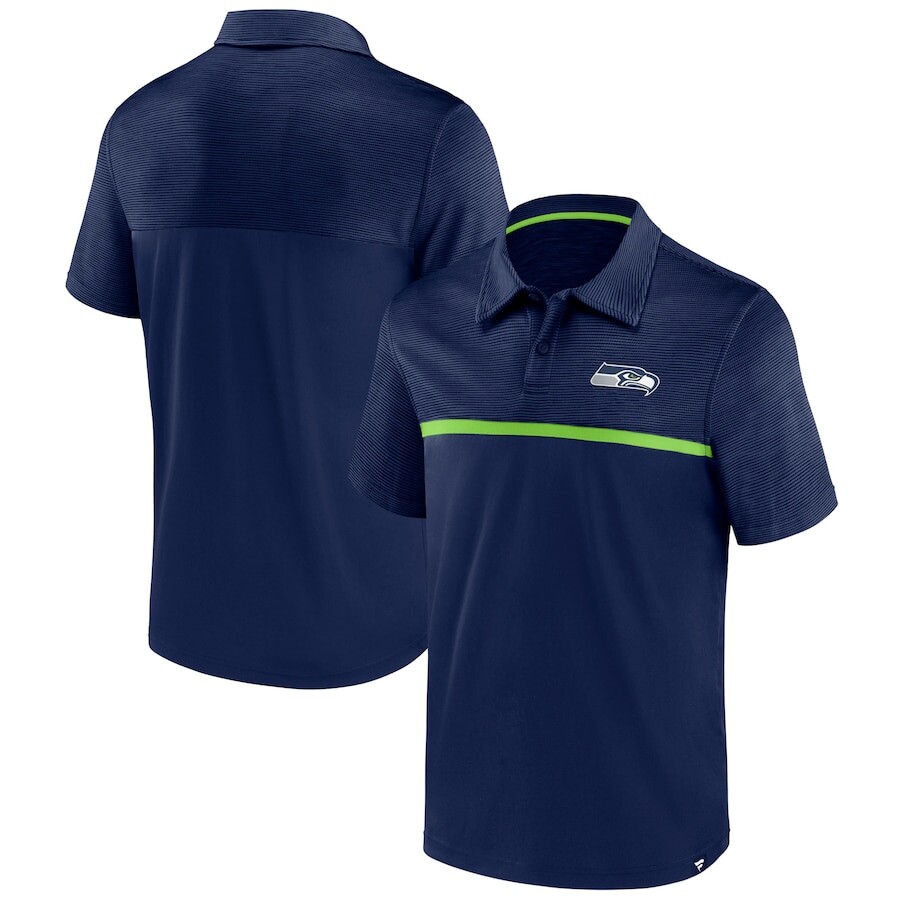 

Поло с коротким рукавом Fanatics Branded Seattle Seahawks, нави