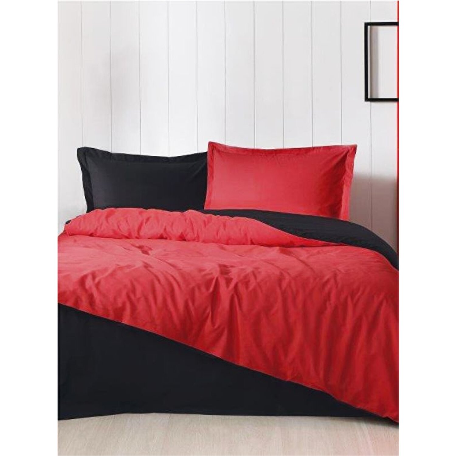 Özdilek Colormix Красный Черный Комплект постельного белья