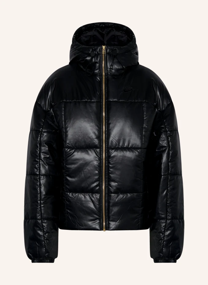 

Стеганая куртка sportswear classic puffer shine Nike, черный