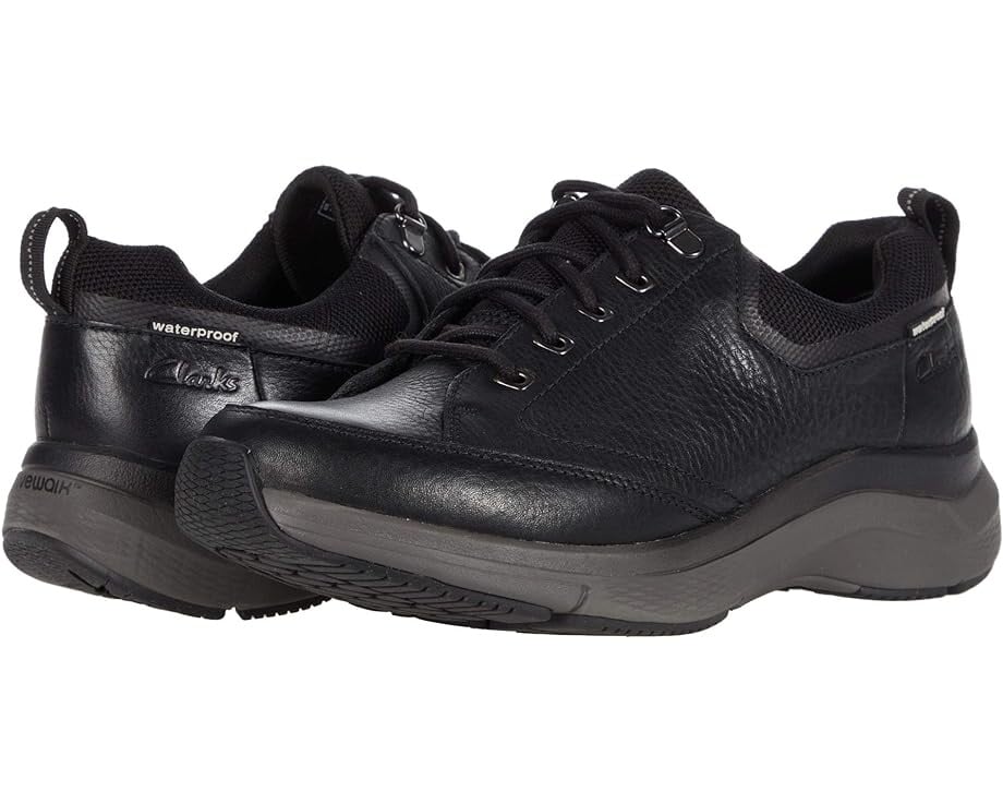 цена Кроссовки Clarks Wave 2.0 Vibe, цвет Black Tumbled Leather