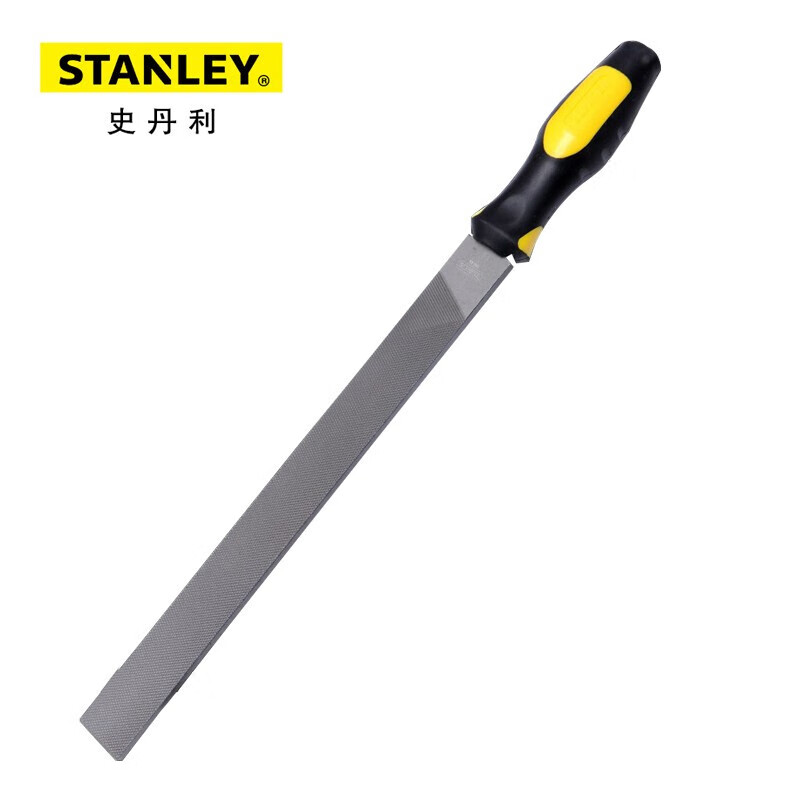 Stanley 22-341-28 Плоский напильник с грубыми зубьями Плоский напильник слесарный напильник 8 дюймов 22-341-28