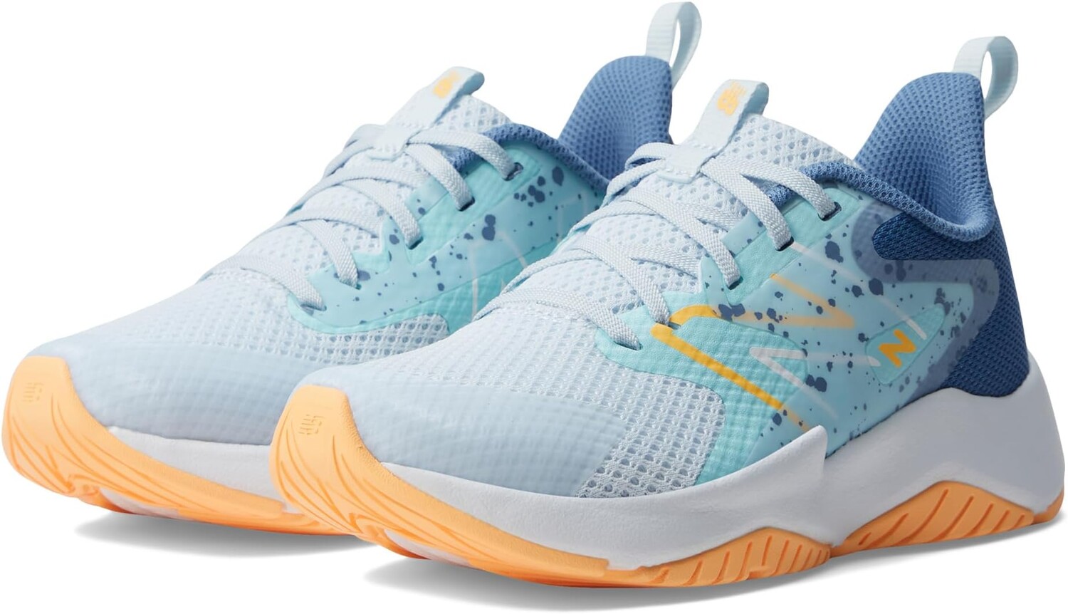

Кроссовки Rave Run v2 New Balance, цвет Ice Blue/Bright Cyan