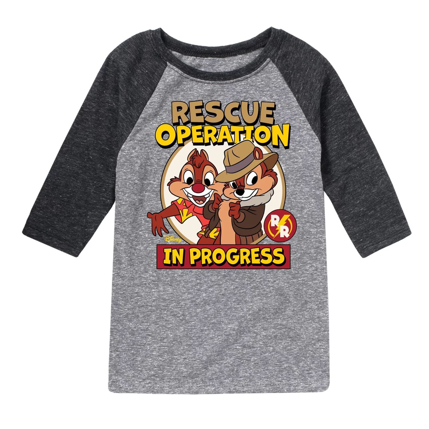 

Футболка с рисунком реглан для мальчиков 8–20 лет Disney's Chip N Dale Licensed Character