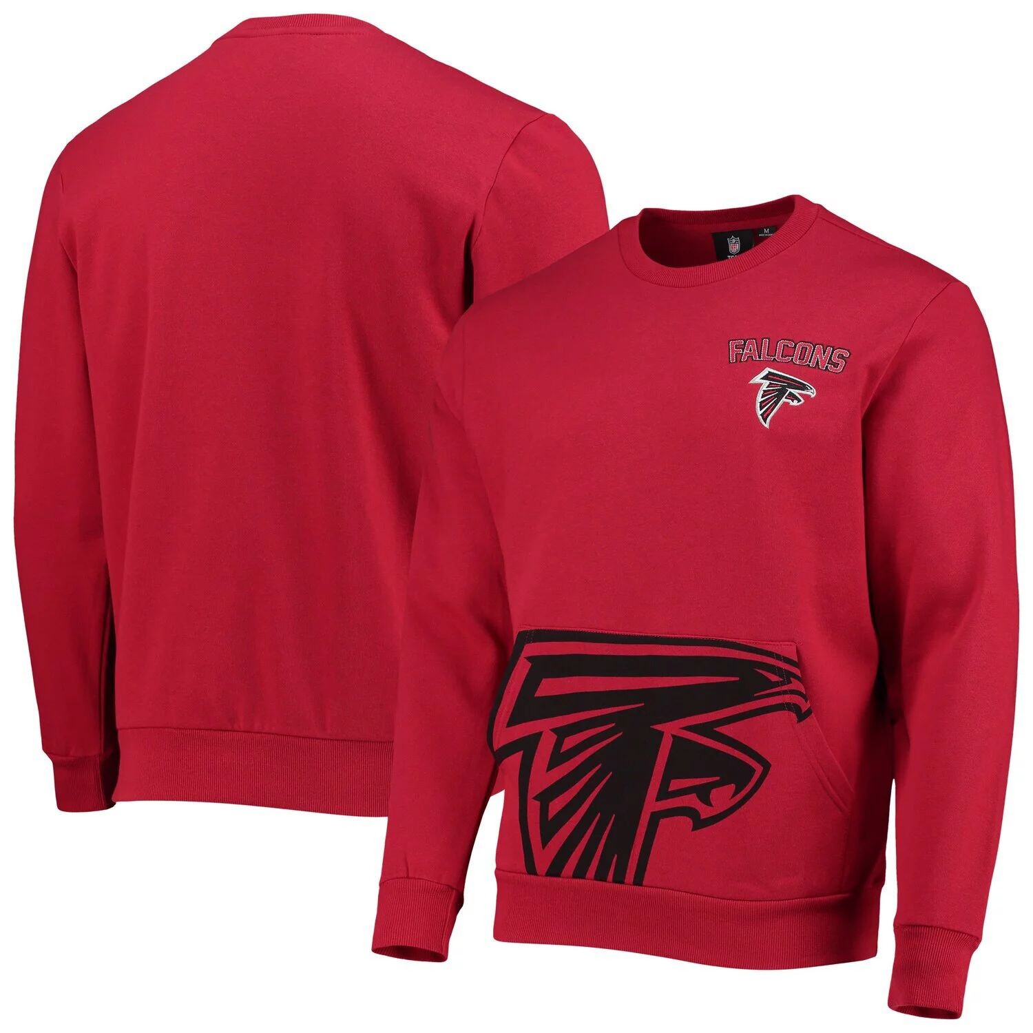 

Мужской пуловер с карманами FOCO Red Atlanta Falcons