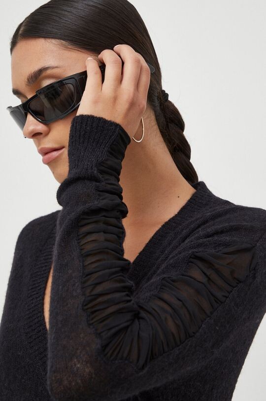 

Шерстяной свитер Pinko, черный