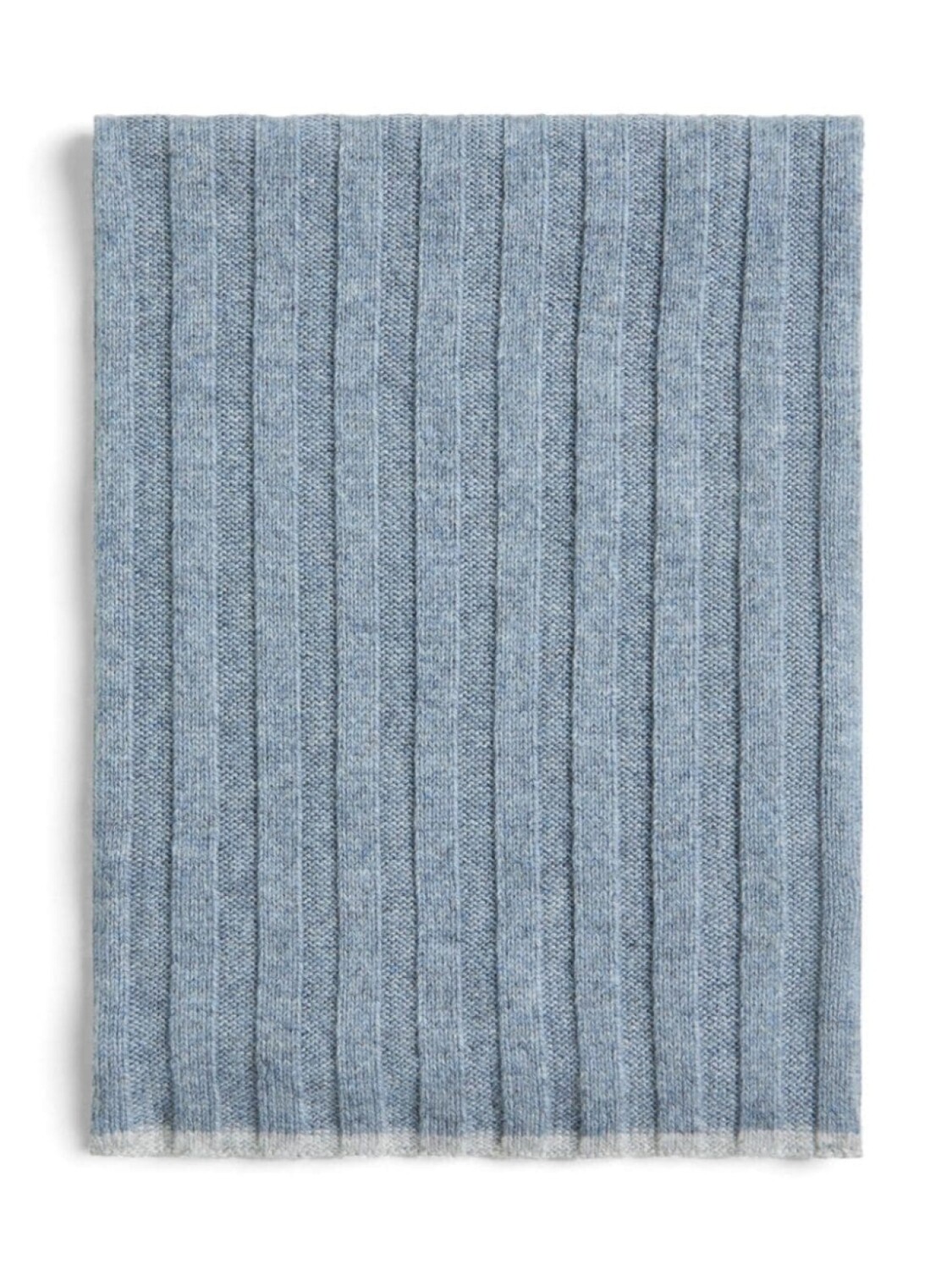 

Brunello Cucinelli Kids кашемировый вязаный шарф, синий