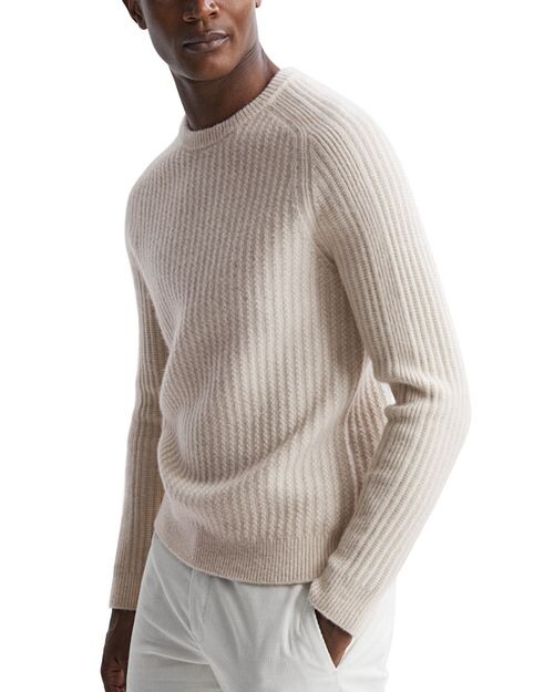

Меланжевый текстурированный свитер Millerson REISS, цвет Tan/Beige