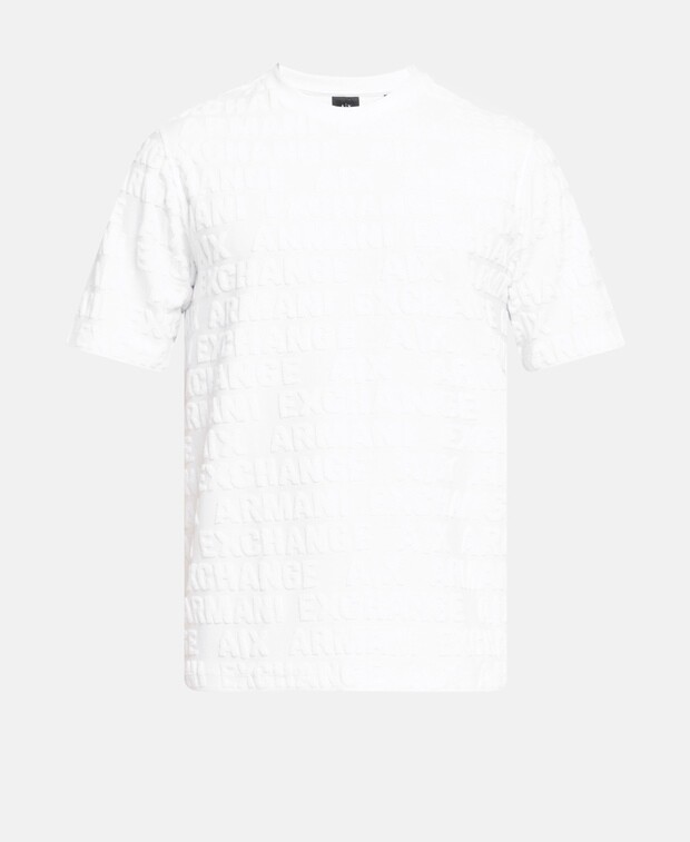 

Пуловер с короткими рукавами Armani Exchange, белый