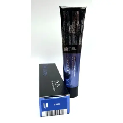 

Крем-краска для волос Estel Deluxe Classic Black Schwarz 1/0 60мл, Estel De Luxe