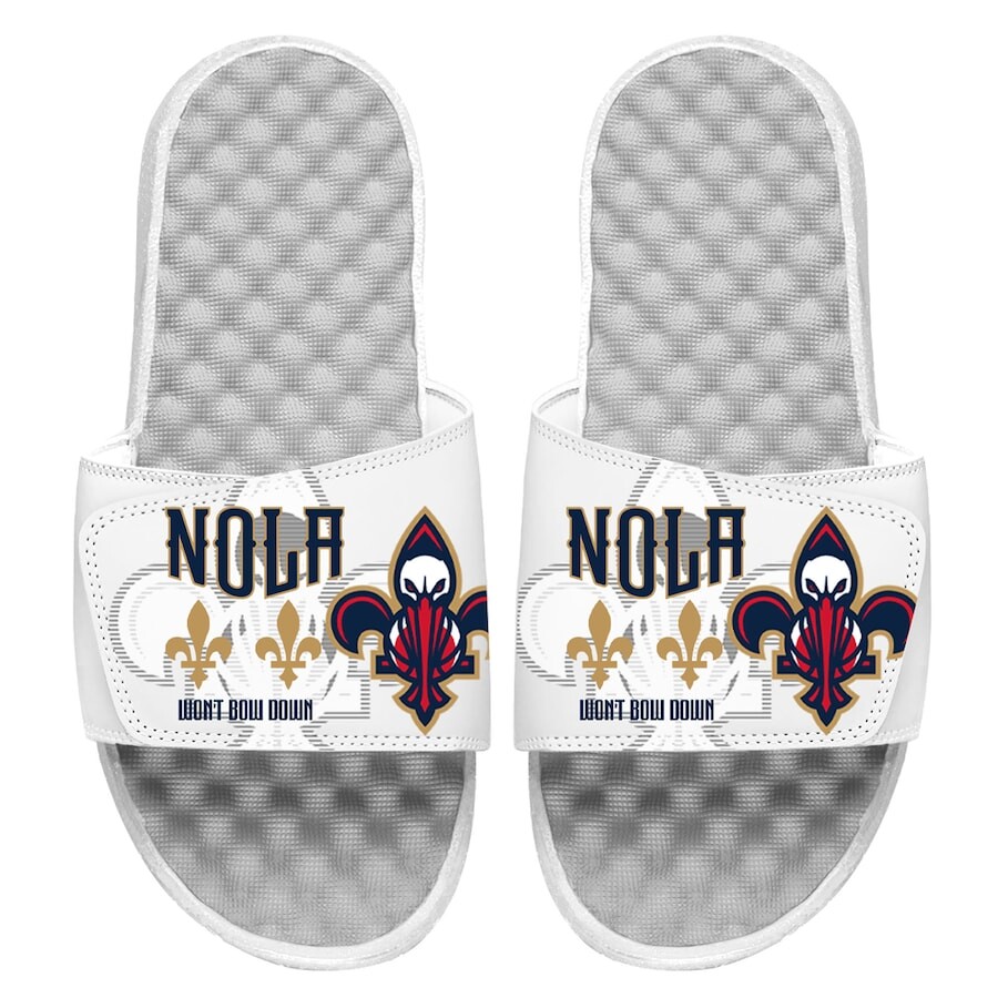 

Шлепанцы ISlide New Orleans Pelicans, белый