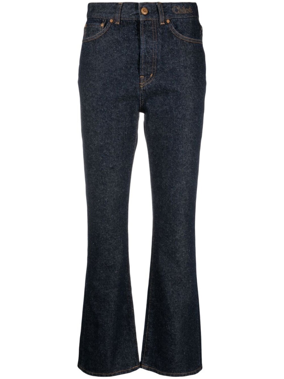 

Chloé расклешенные джинсы Iconic Navy, синий