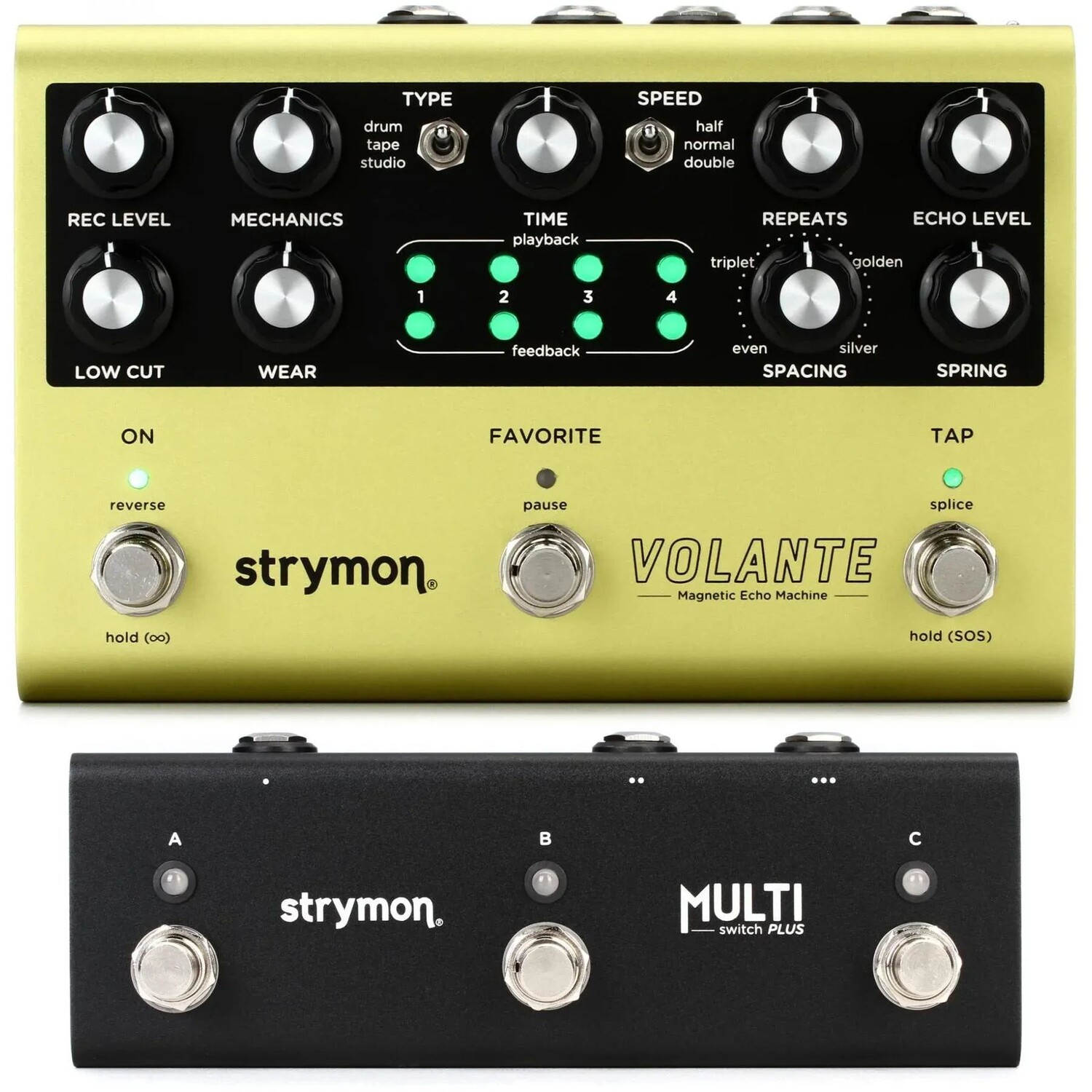 

Педаль магнитного эха Strymon Volante и пакет Multi Switch Plus Pack