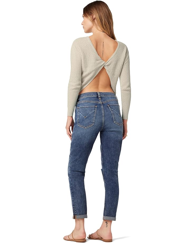 цена Свитер Hudson Jeans Twist Back Open Knit Sweater, естественный