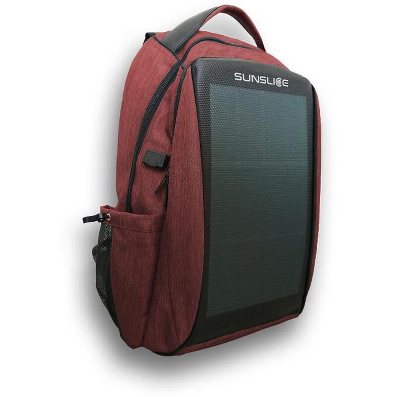 Солнечный рюкзак Зенит | практична в повседневной жизни и во время путешествий SUNSLICE, цвет rot