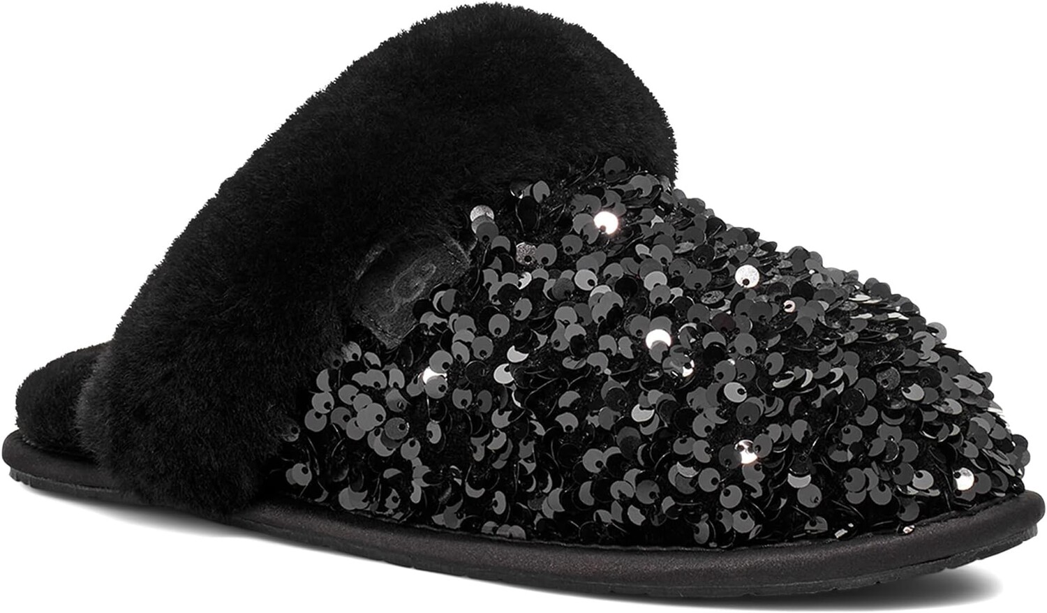 

Тапочки Scuffette II Chunky Sequin UGG, черный