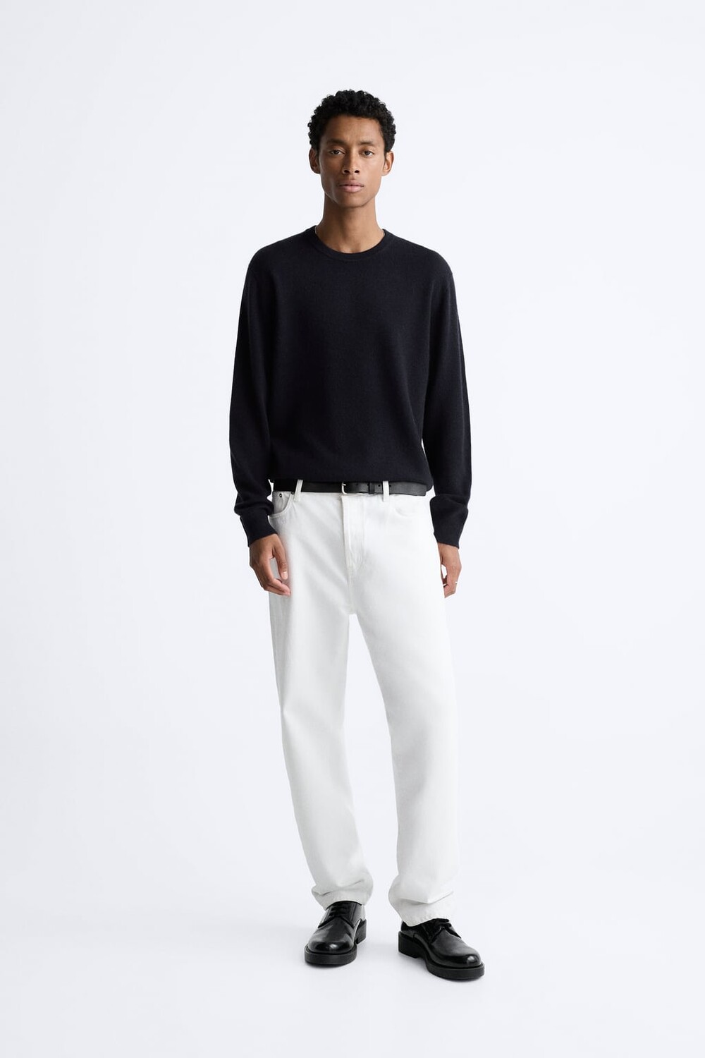 

Свитер из 100% кашемира ZARA, синий