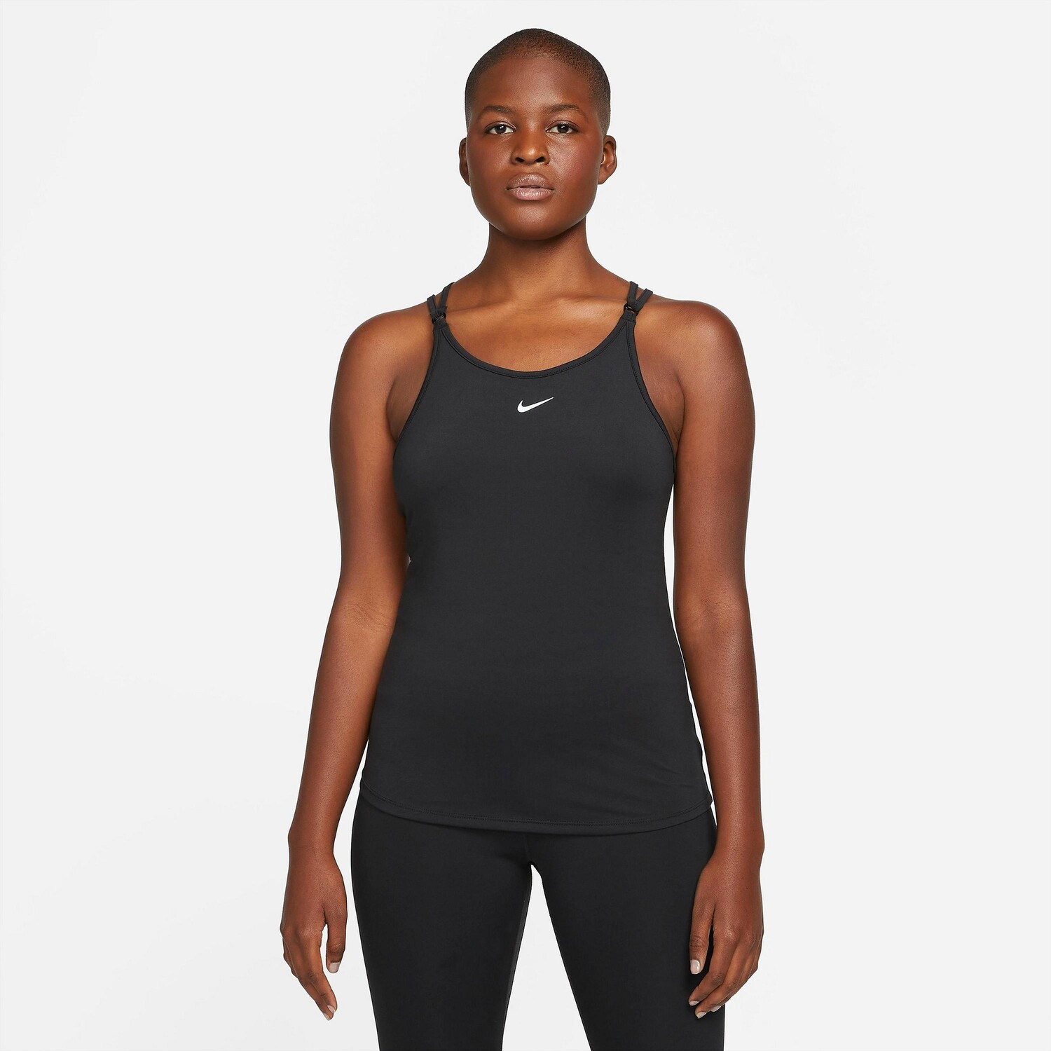 

Женская майка с ремешками Nike Dri-FIT One Luxe, черный