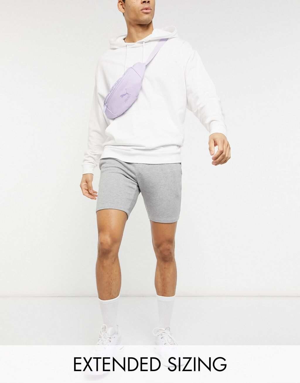 

Серые узкие шорты из джерси ASOS DESIGN - GREY