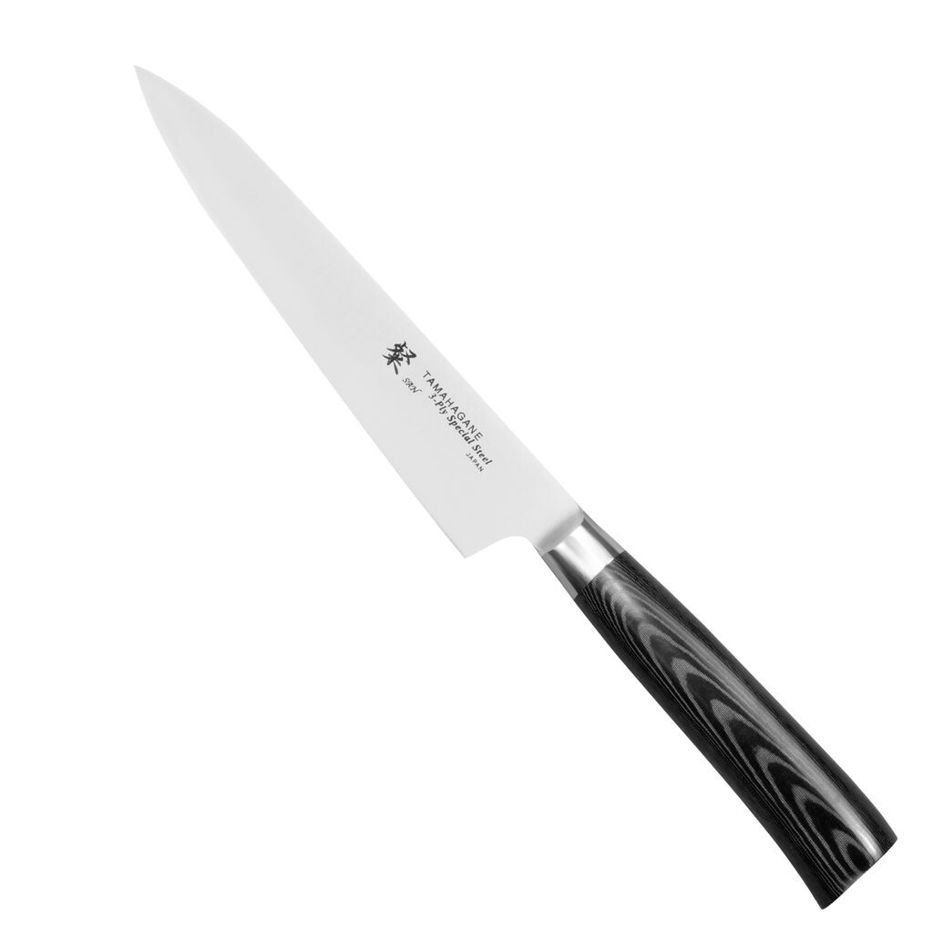 

Универсальный нож Tamahagane San Black 15см SNM1107