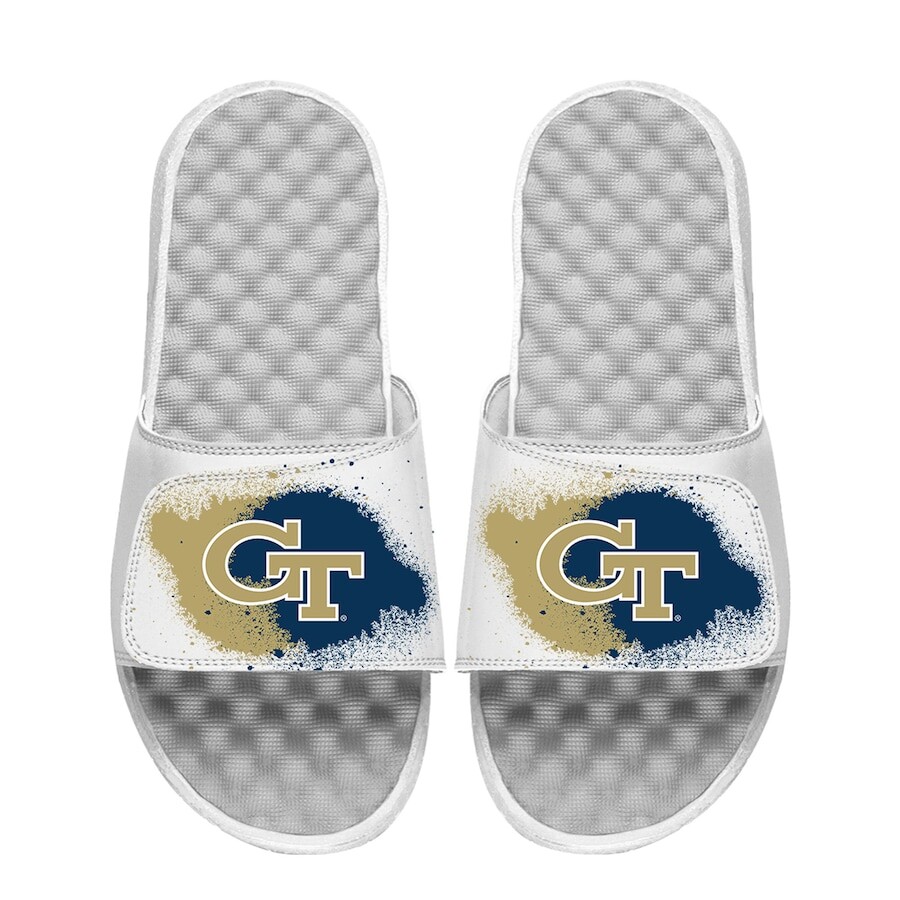 

Шлепанцы ISlide Georgia Tech Yellow Jackets, белый