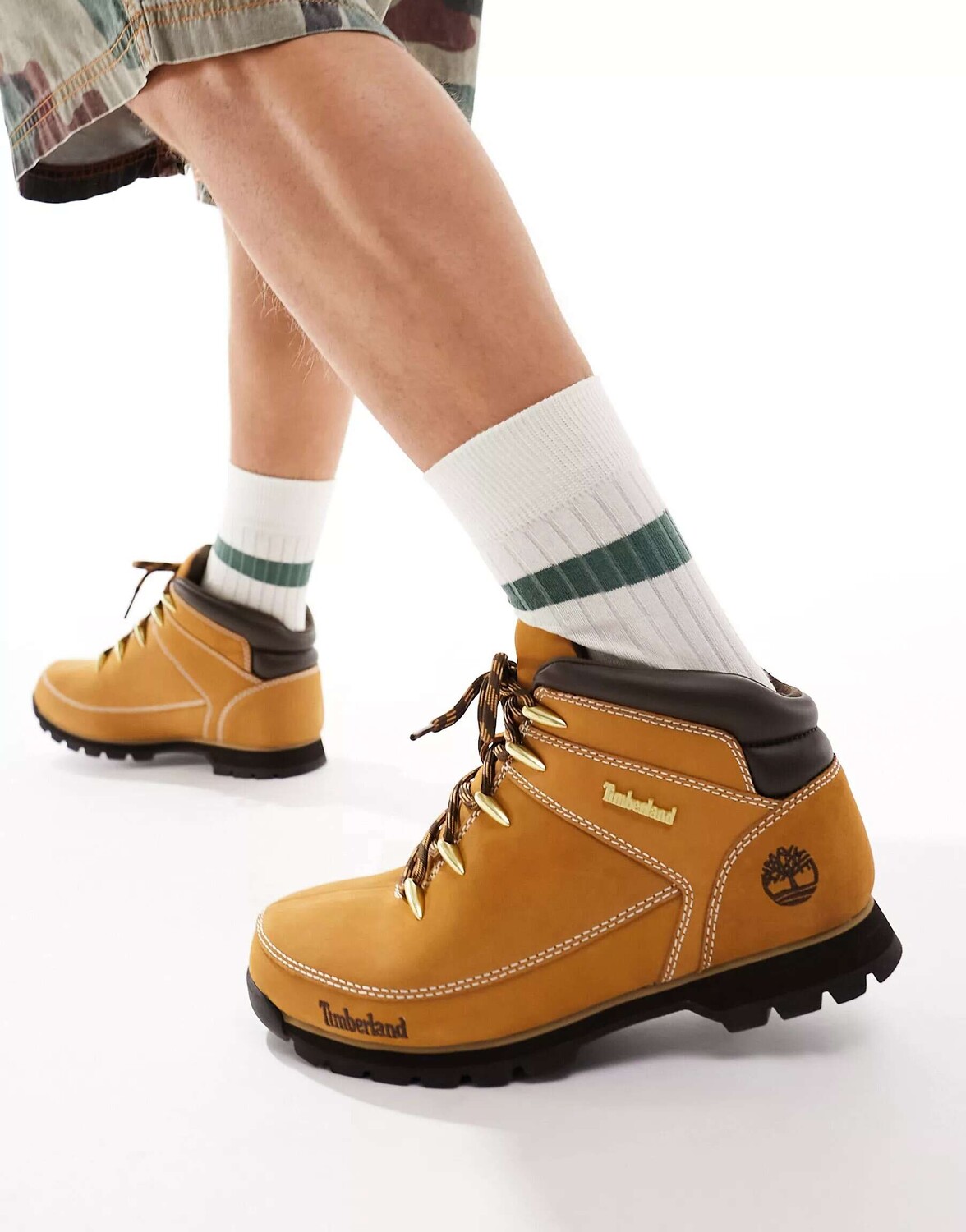 

Спринтерские ботинки Timberland euro из пшеничного нубука