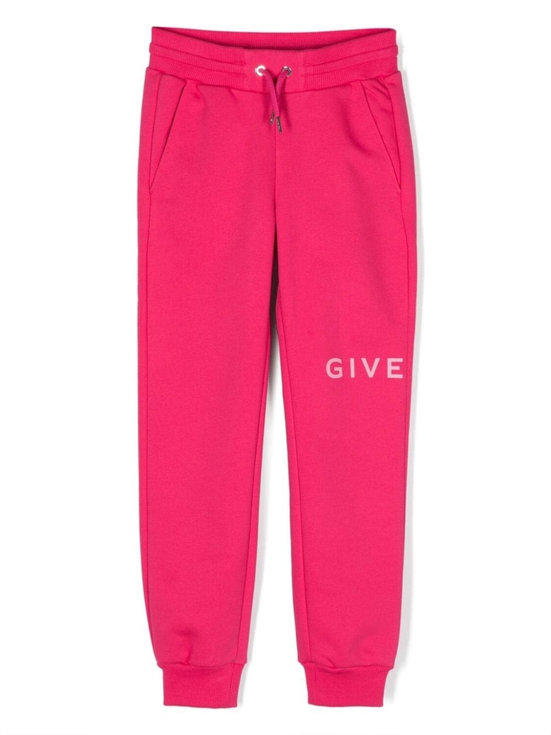

Givenchy Kids спортивные брюки с логотипом, розовый