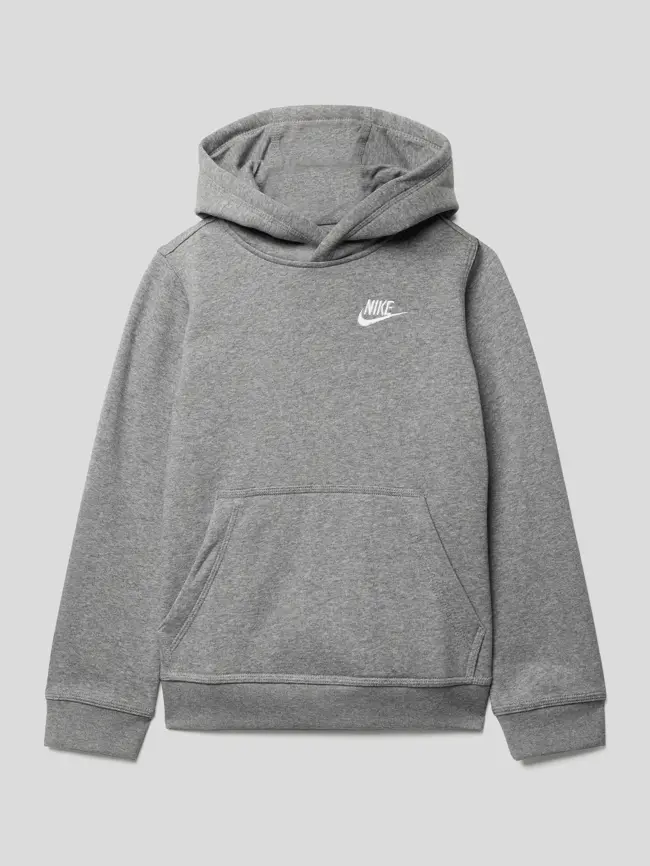 

Толстовка с вышивкой этикеток Nike, серый