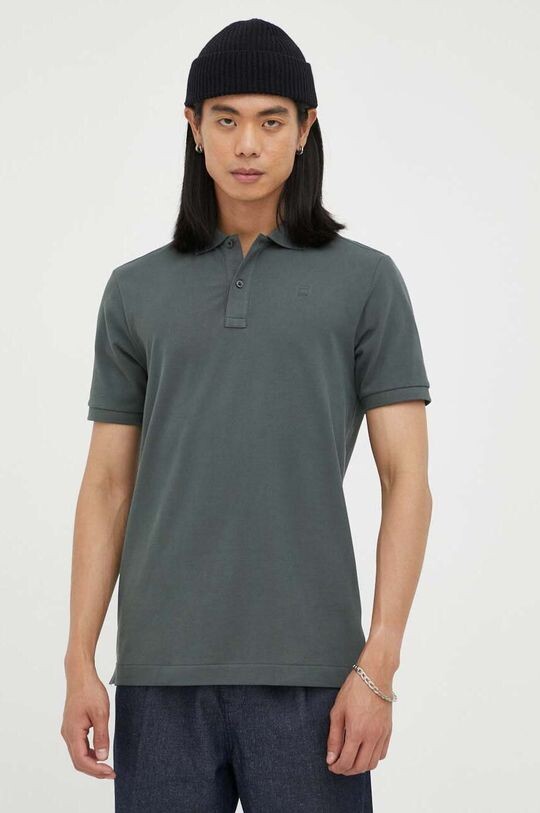 

Футболка-поло G-Star Raw, серый