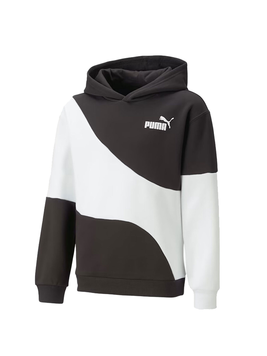 

Толстовка Puma Power Cat для мальчиков, белый/черный