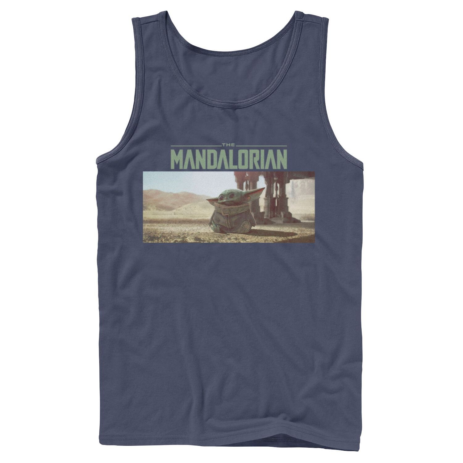 

Мужская майка с логотипом Star Wars The Mandalorian The Child Licensed Character