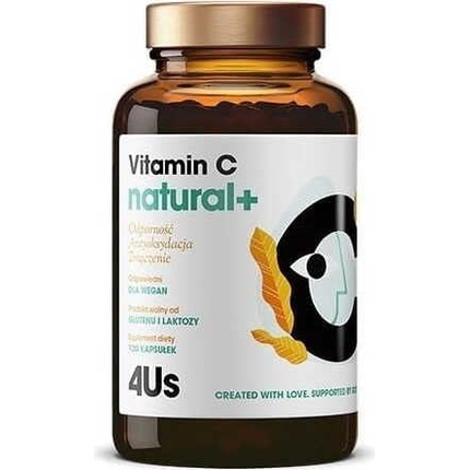 Натуральный витамин С 120 капсул, Healthlabs