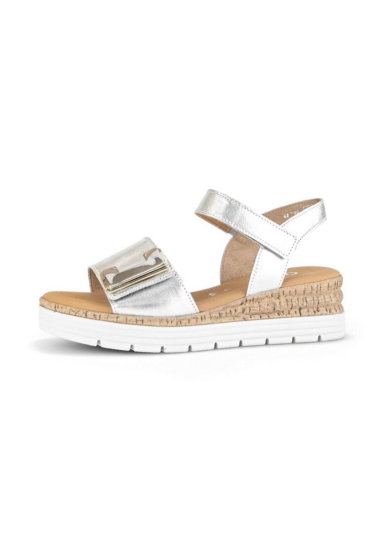 

Босоножки на платформе Gabor Comfort, цвет silber uni gold