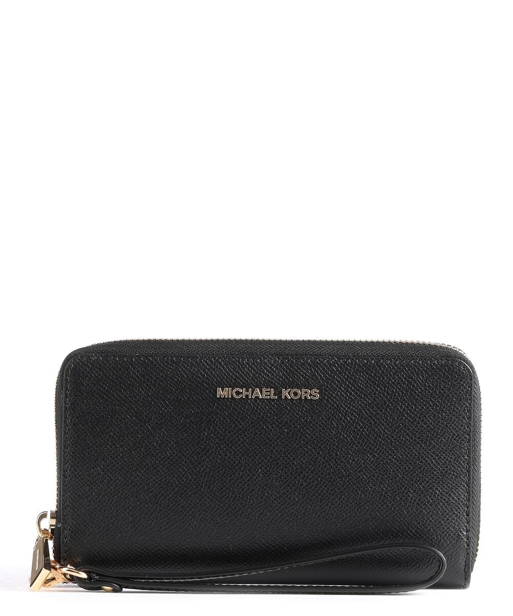 

Кошелек Jet Set из зернистой яловой кожи Michael Kors, черный
