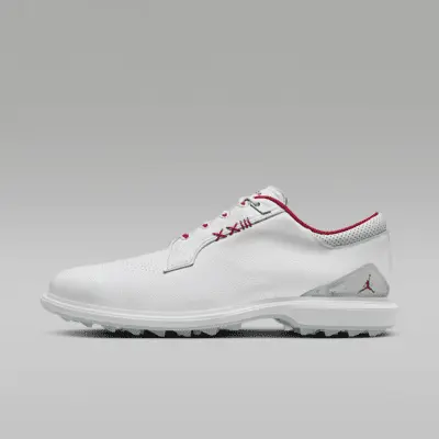 

Кроссовки Jordan ADG 5 Golf Shoes, цвет White/Metallic Silver/Blue Tint/Fire Red