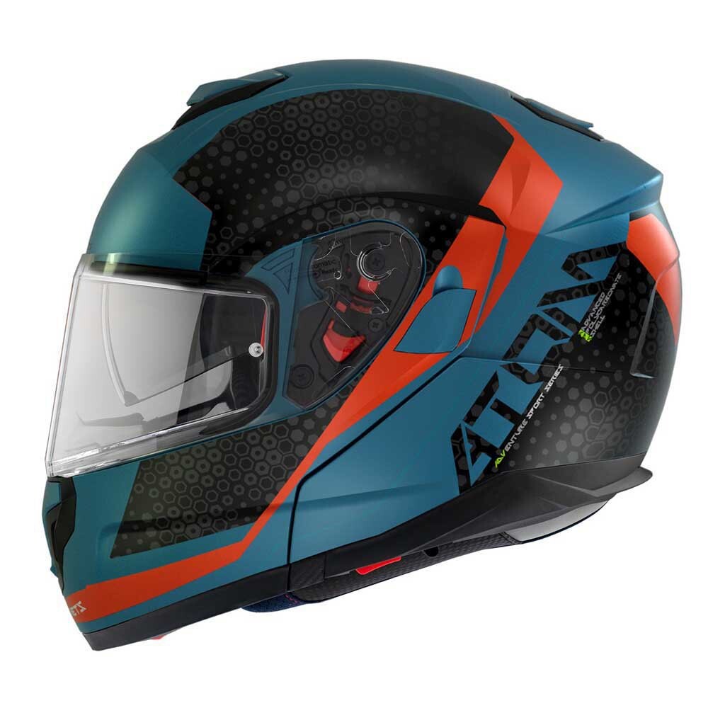 

Модульный шлем MT Helmets Atom SV Adventure B7, синий