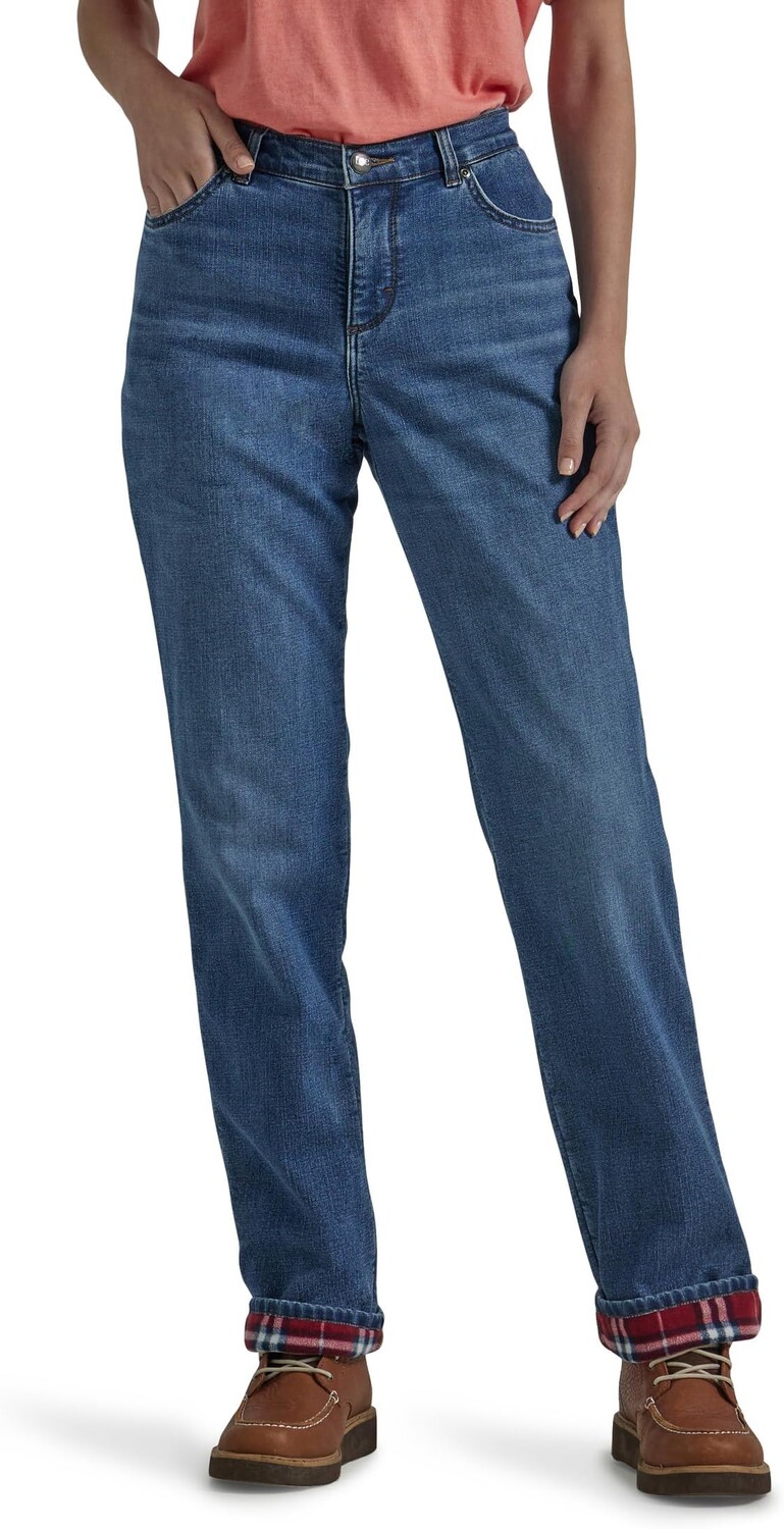 

Джинсы Fleece Lined Straight Jeans Lee, цвет Snowy Dawn