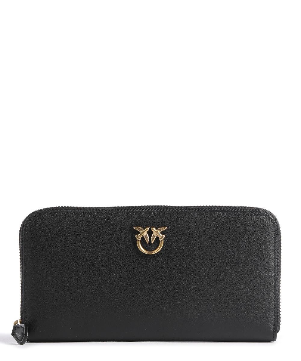 

Кошелек Ryder из мелкозернистой кожи Pinko, черный