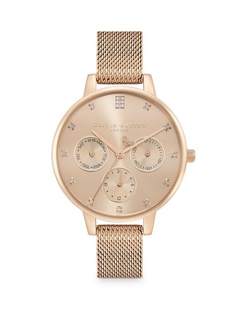 

Многофункциональные часы с хронографом, 34 мм Olivia Burton, цвет Pink