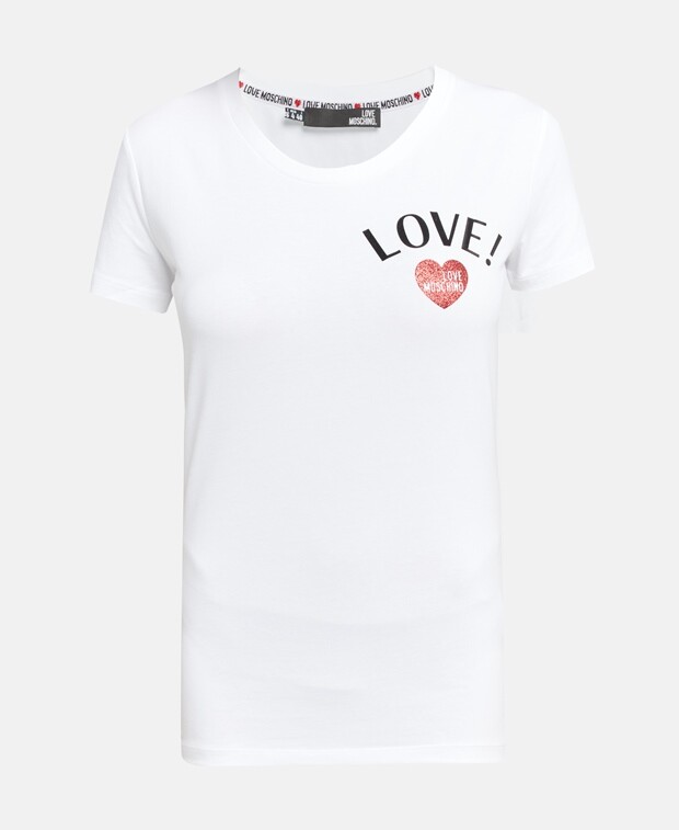 

Футболка Love Moschino, белый