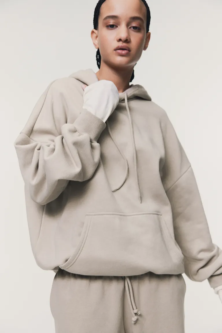 

Толстовка оверсайз H&M, серый