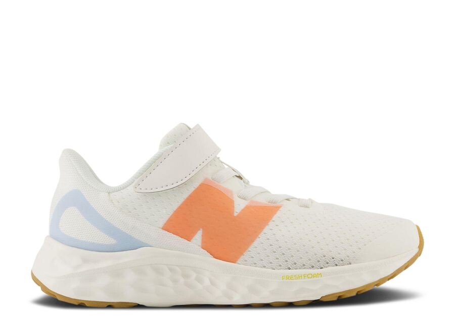 

Кроссовки New Balance New Balance Fresh Foam Arishi V4 Bungee Lace Top Strap Little Kid X Wide, цвет Sea Salt Gulf Red
