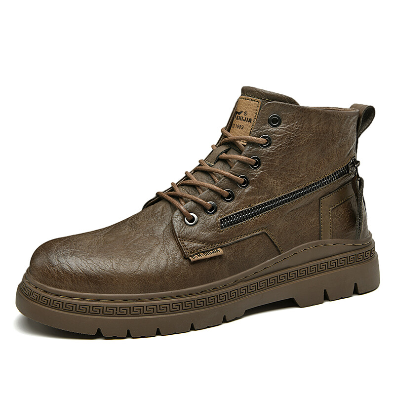 

Мужские ботинки Cahhrrn X Martin Boot Men Beige G.N.Shijia