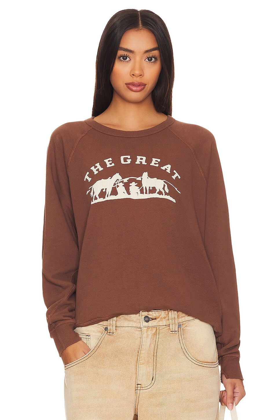 

Толстовка The Great The College With Gaucho Graphic, цвет Hickory