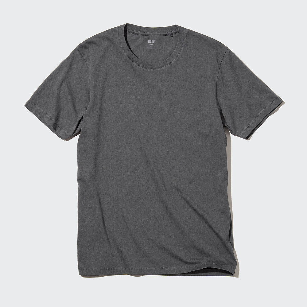 

Мужская/женская футболка Uniqlo Variety T из хлопка с круглым вырезом и короткими рукавами